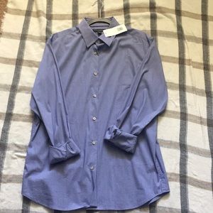 NWT Banana Republic Blue Slim Fit Shirt Size L